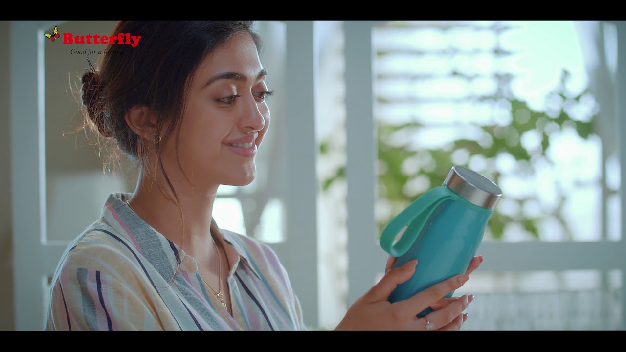 butterfly thermos flask