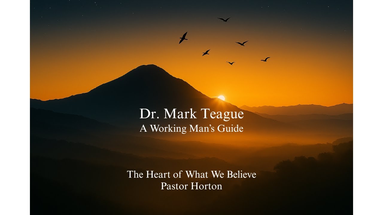 Dr. Mark Teague Interview - A Working Man's Guide