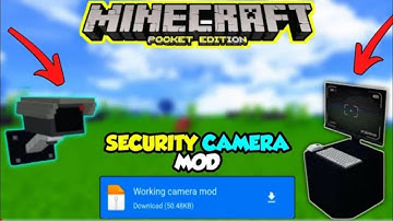 Security Camera Mod for Minecraft pocket edition 1.19 🔥 | Camera Addon Minecraft Pe 1.19 | Mcpe Mods