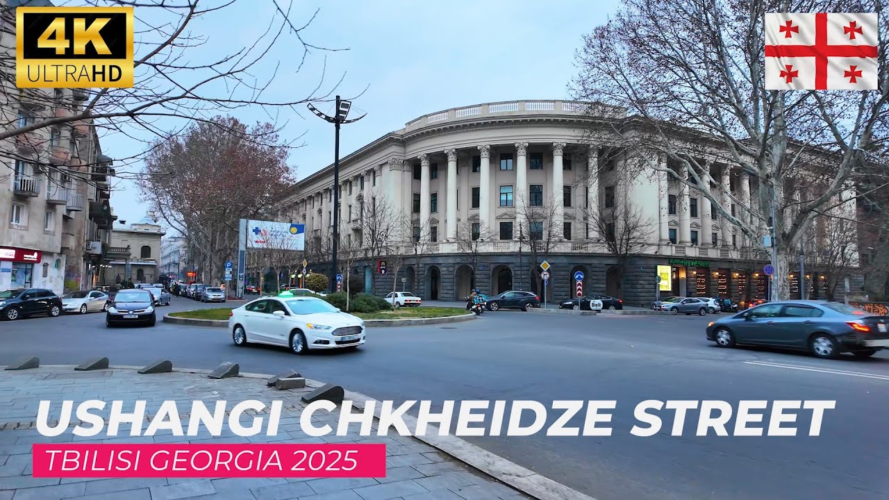 【4K】Walking Tour in Tbilisi, Georgia | Ushangi Chkheidze Street 2025 #tbilisi #georgia