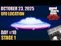 UFO Location Day #10 October 23, 2025: Photograph UFOs for Omega! Alien Invasion Event in GTA Online