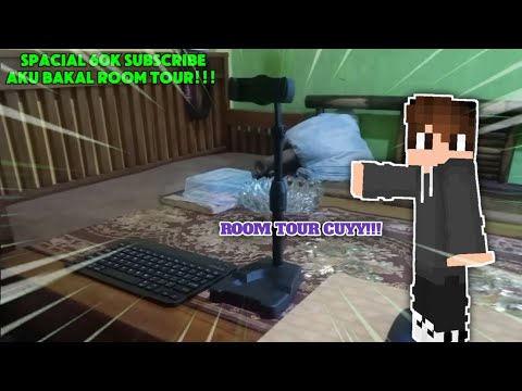Akhirnya Aku Room Tour Juga Guys‼️Setelah 60k Subscribe Thanks you yah👍