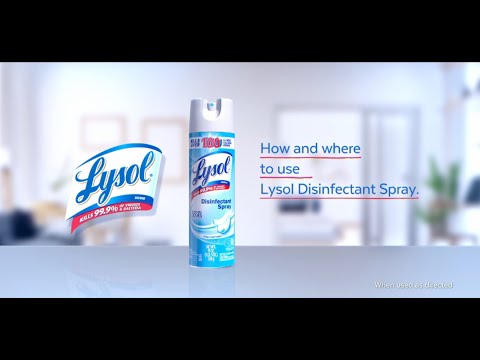 How and where to use Lysol Disinfectant