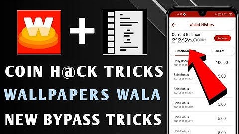 NEW COIN ADDER HACK TRICK | WALLPAPERS WALA APP NEW BYPASS TRICKS | UNLIMITED COIN ADDER TRICK |#TEZ