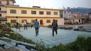 Tilak Sharma- Badminton at Pyuthan DCS(NEA)Nepal,ब्याटमिन्टन खेल प्यूठान ।