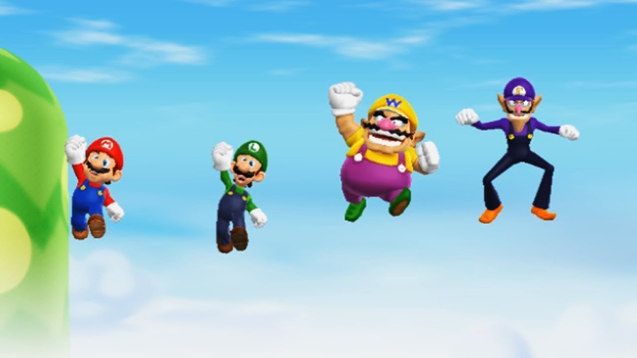 Mario Party 9 Minigames - Buddy Bounce