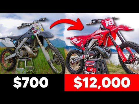 Incredible CR250 2 Stroke Dirt Bike Rebuild from Start to Finish