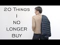 20 Things I NO LONGER BUY : Minimalist Wardrobe : Sustainable Fashion : Emily Wheatley