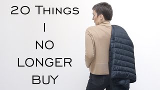 20 Things I NO LONGER BUY : Minimalist Wardrobe : Sustainable Fashion : Emily Wheatley