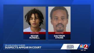 Son, father arrested in deadly DeLand double shooting appear in court