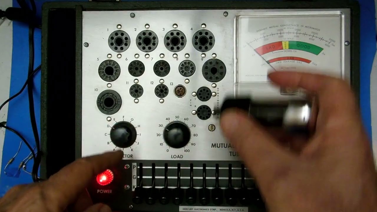 Mercury 1000 Mutual Conductance Tube Tester Itsjustwhatyousee eBay