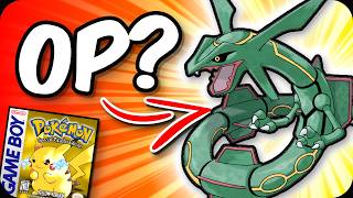How OP would Rayquaza be in Pokemon Yellow?