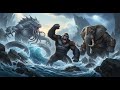 Who Wins? King Kong vs Sea Monster vs Humanoid Elephant in a Clash of Titans!