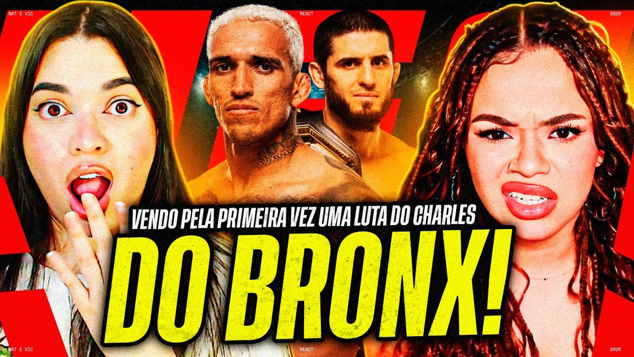 Primeira vez vendo Charles do Bronx vs Makhachev… ficamos em choque (React)