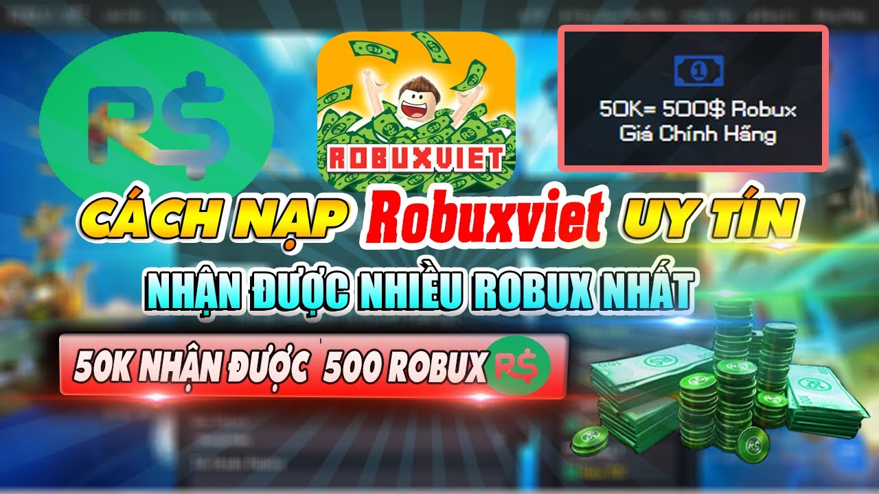 Robuxviet có Uy Tín Không? Hướng Dẫn Mua Robux VNG Tại RoBux Viet - YouTube