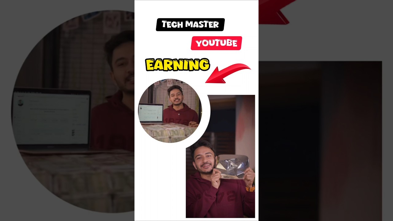 Tech Master Shorts Earning Revealed 💰💲 