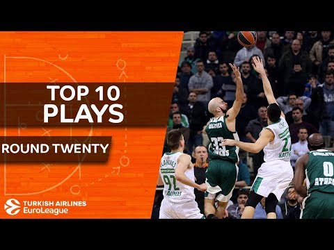 Top 10 Plays  - Turkish Airlines EuroLeague Regular Season Round 20