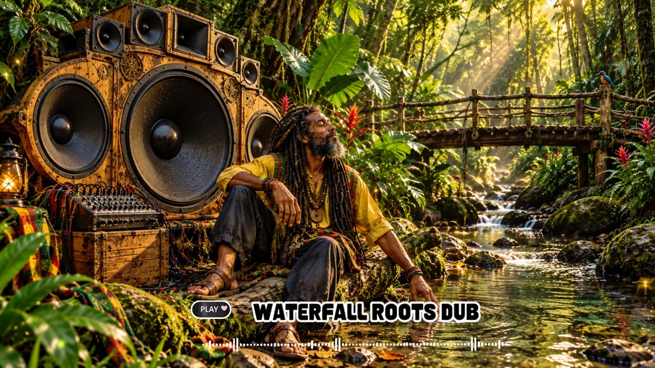 Waterfall Roots Dub | ROOTS DUB – Mystic Jungle | Deep Bass Reggae Music 2026