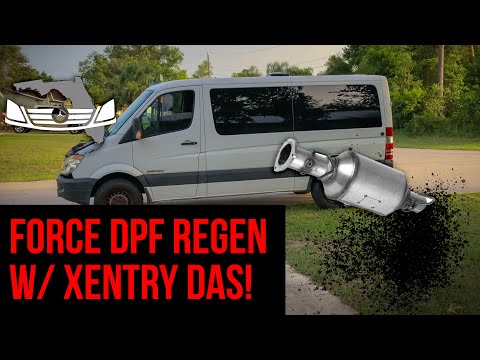 Manual DPF Regen with Xentry DAS! 2007+ Mercedes Sprinter