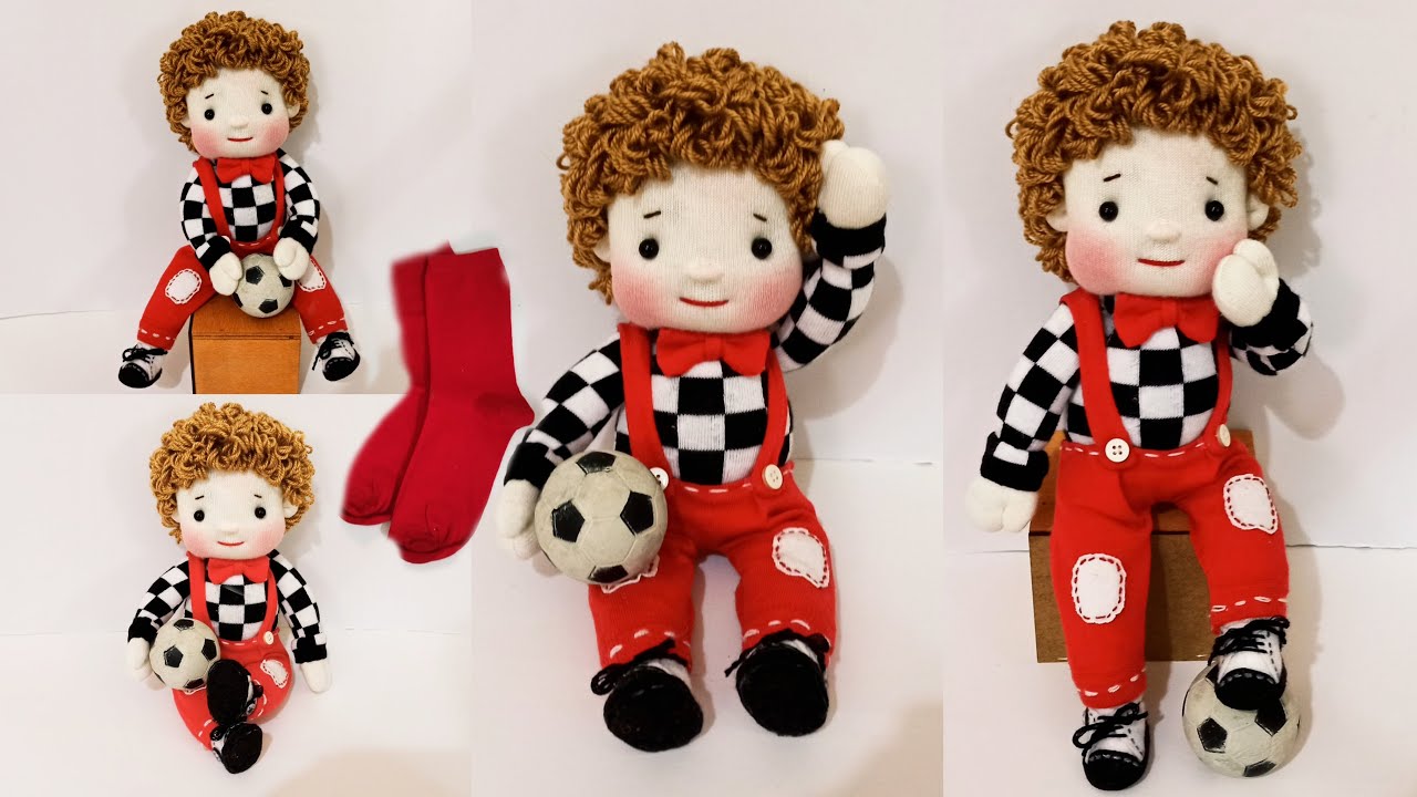 КАК СДЕЛАТЬ МИЛЫЙ МАЛЬЧИК ИЗ НОСКОВ 👌