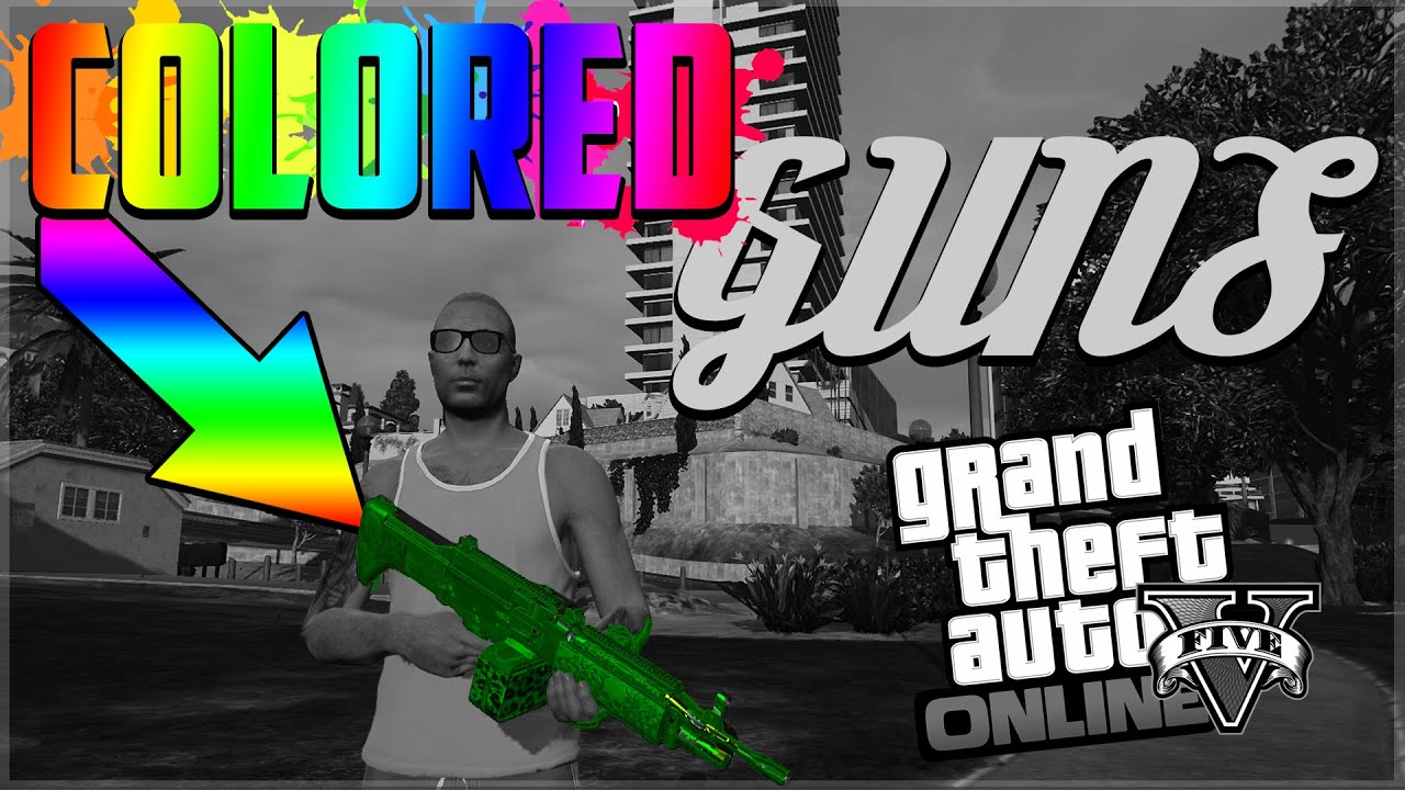 GTA 5 Online CHANGE WEAPON TO ANY COLOR GLITCH! NEW WEAPON