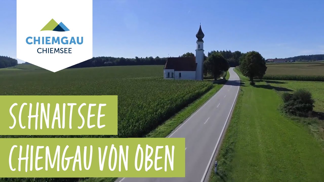 Schnaitsee - Chiemsee-Chiemgau Drohnenaufnahme