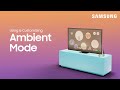 Turn your Samsung TV into wall art with Ambient Mode | Samsung US image