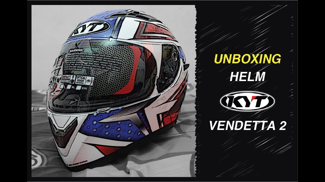 Unboxing Helm  KYT  Vendetta  2  YouTube