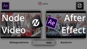 Node Video Vs After Effect | AMV typography | Free Project File