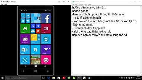 Hướng dẫn interop unlock windows phone 8.1
