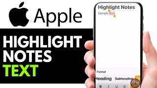 How to Highlight Text in Apple Notes 2025 (EASY GUIDE) How To Highlight Text On Notes App Mac Step By Step Guide Notes App Tutorial