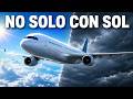 ¿Pueden volar los aviones con mal tiempo?