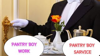 pantry boy  how to serve tea coffee and water