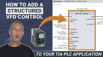 How to Add a Structured VFD Control to your TIA Portal PLC Application (4 Step Tutorial)