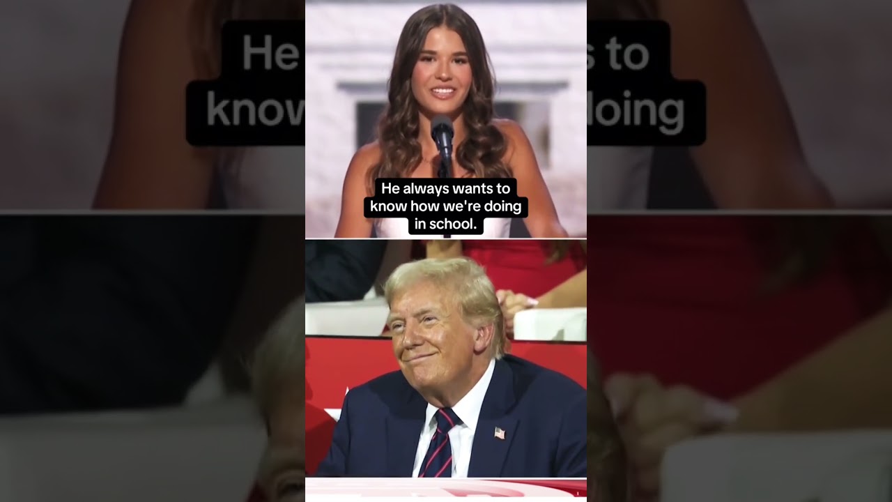 Trump Cries Over His Granddaughter Speech 