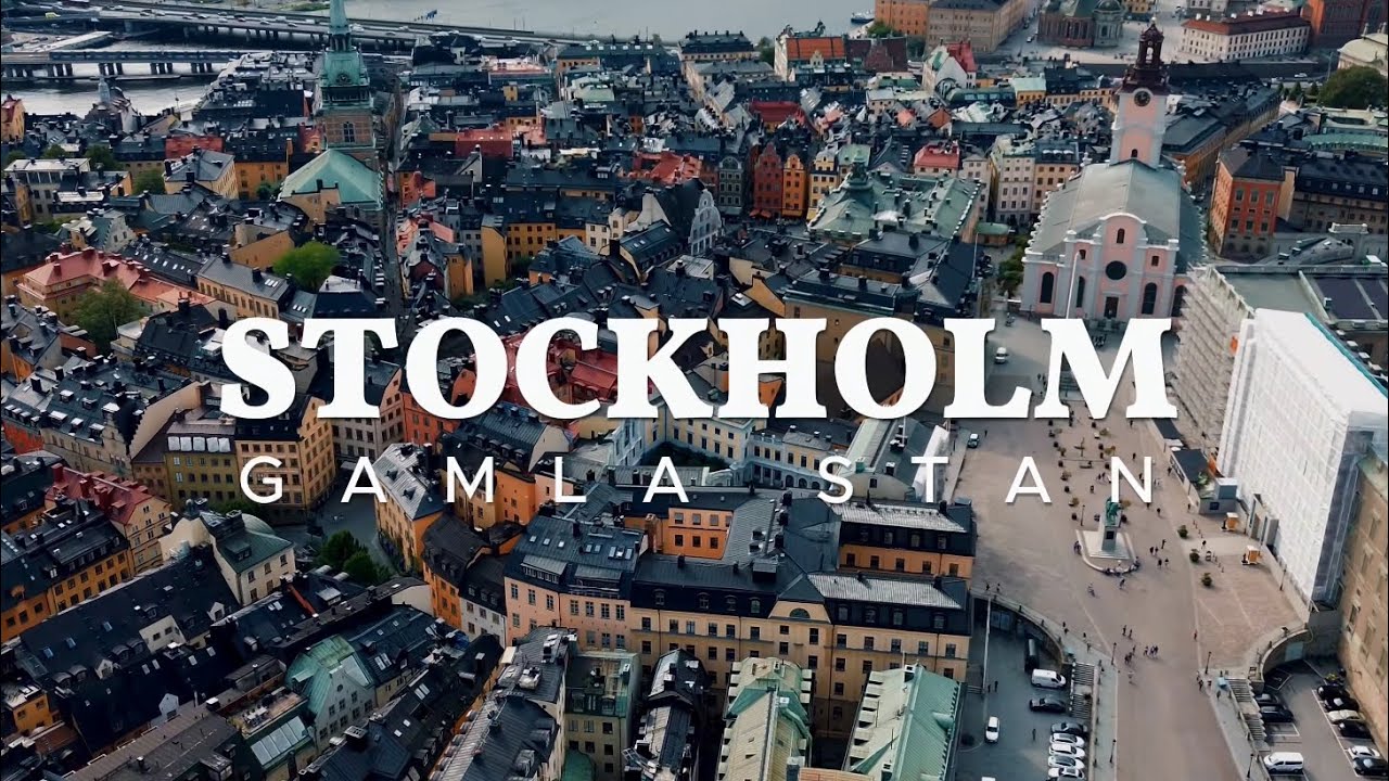 Gamla Stan, Stockholm 🇸🇪 | Drone Footage 4K
