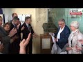 Ref:GLFAq77W2Sc Vid�o. vouneuil-sur-vienne : le buste de camille guerin retrouve sa place