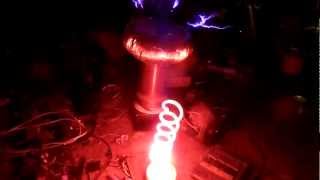 Audiomodulated SSTC, ion motor and neon spiral tubes