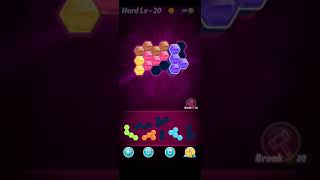 Block ! Hexa Puzzle ! Intermediate black 5 to 6 levels _ level 20 screenshot 5