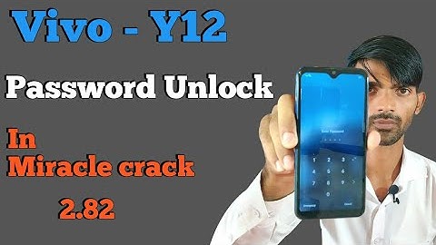 Vivo Y12 (1904) Password Unlock In miracle crack 2.82 #mobileengineering