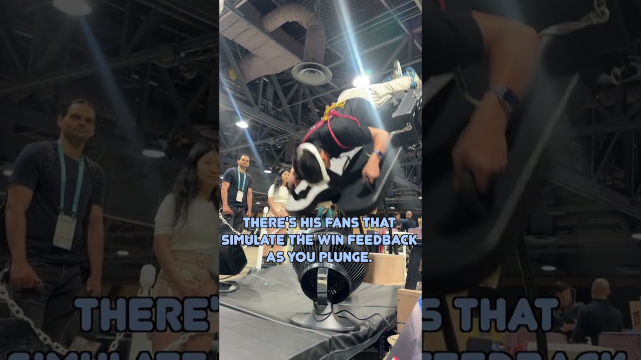 This VR bungee jump felt too real&hellip; 😱