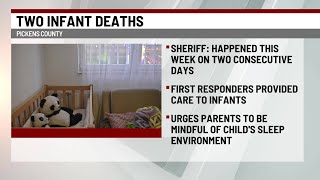 Sheriff: In less than three days, two infant deaths reported in Pickens Co.