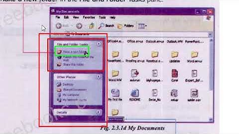 Computer 6th Class (Create Folder using File and Folder Task Pane) By | The Allied Education