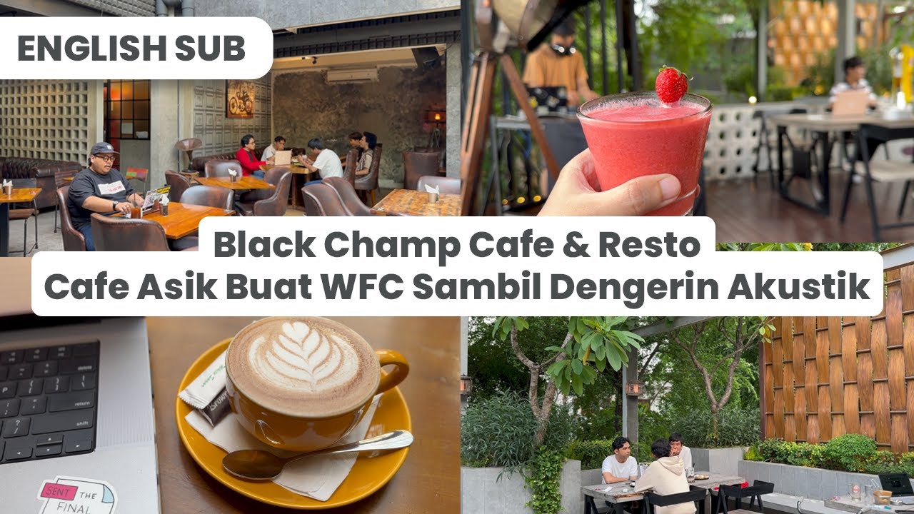 Black Champ Cafe & Resto Tebet - Cocok Buat WFC, Makan Siang, dan Hangout Ditemani DJ