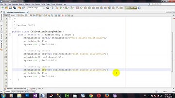 How to Delete Replace StringBuffer in Java Netbeans