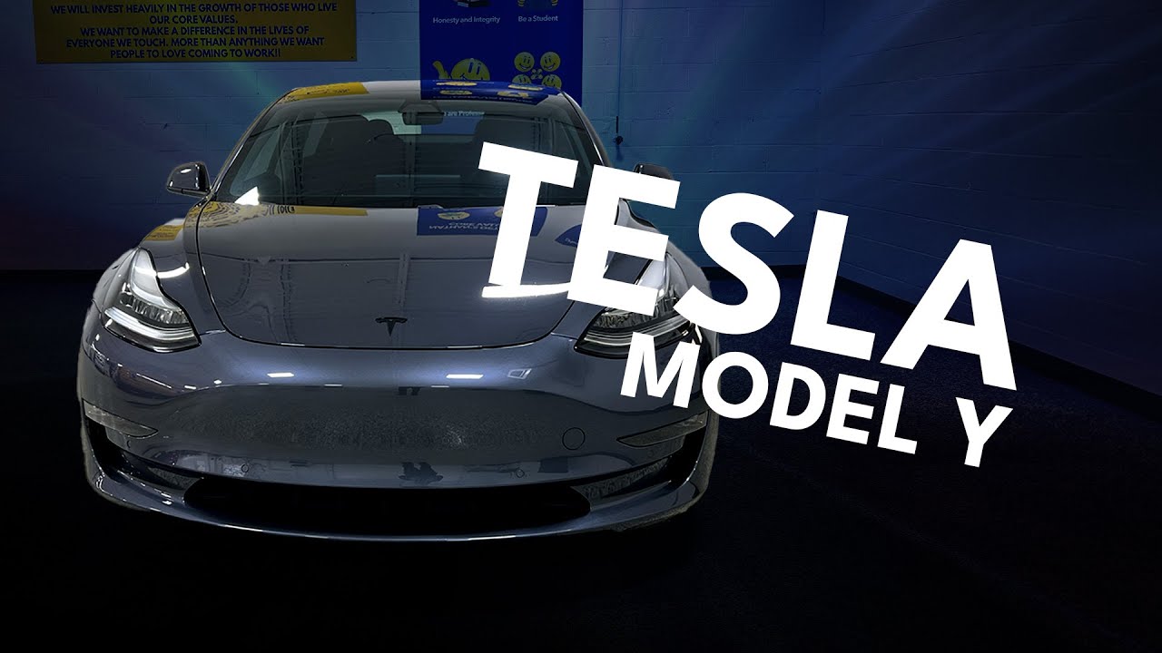 Tesla Model Y XPEL ULTIMATE PLUS Install - YouTube