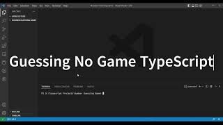 Project 01 Number Guessing Game in TypeScript