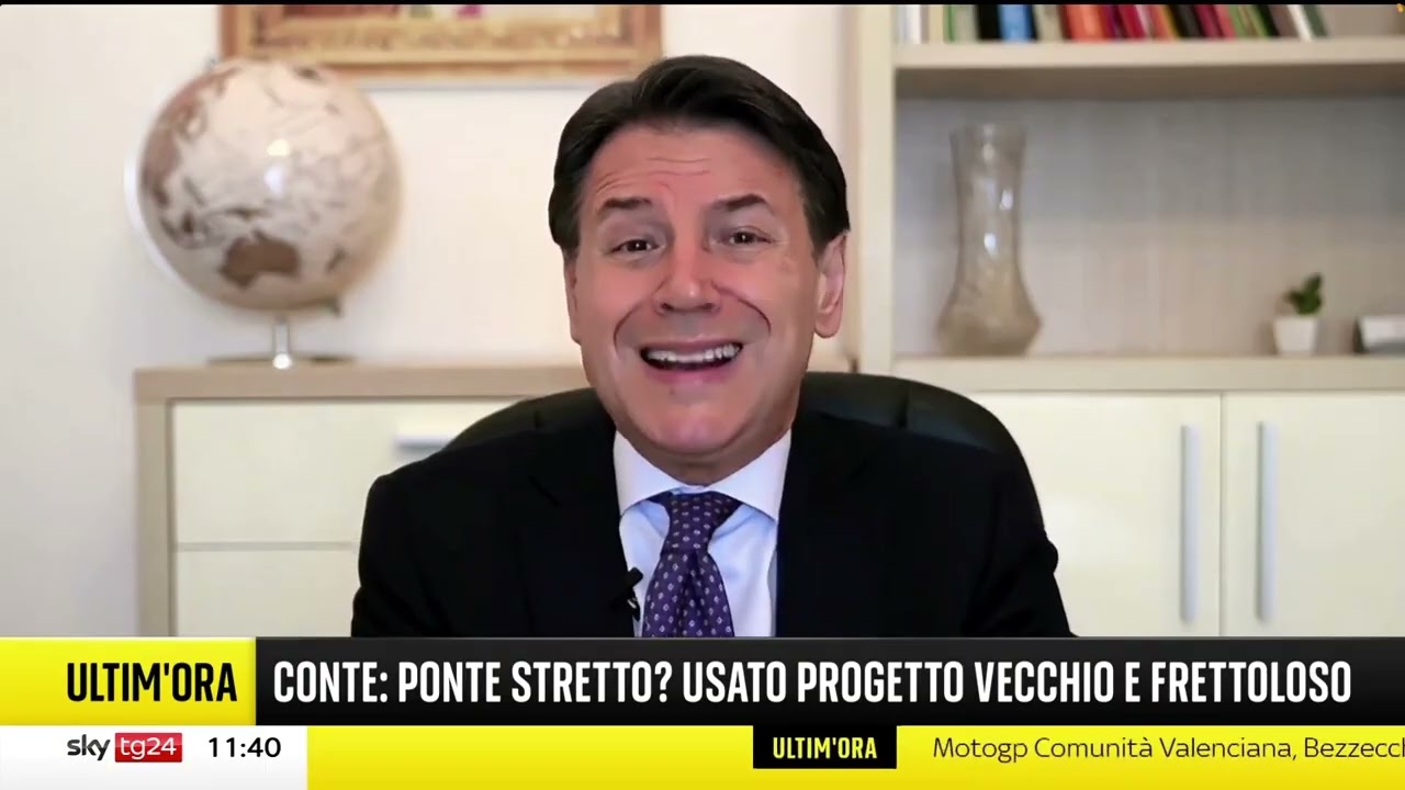 Giuseppe Conte - Agenda, Sky | 15/11/25
