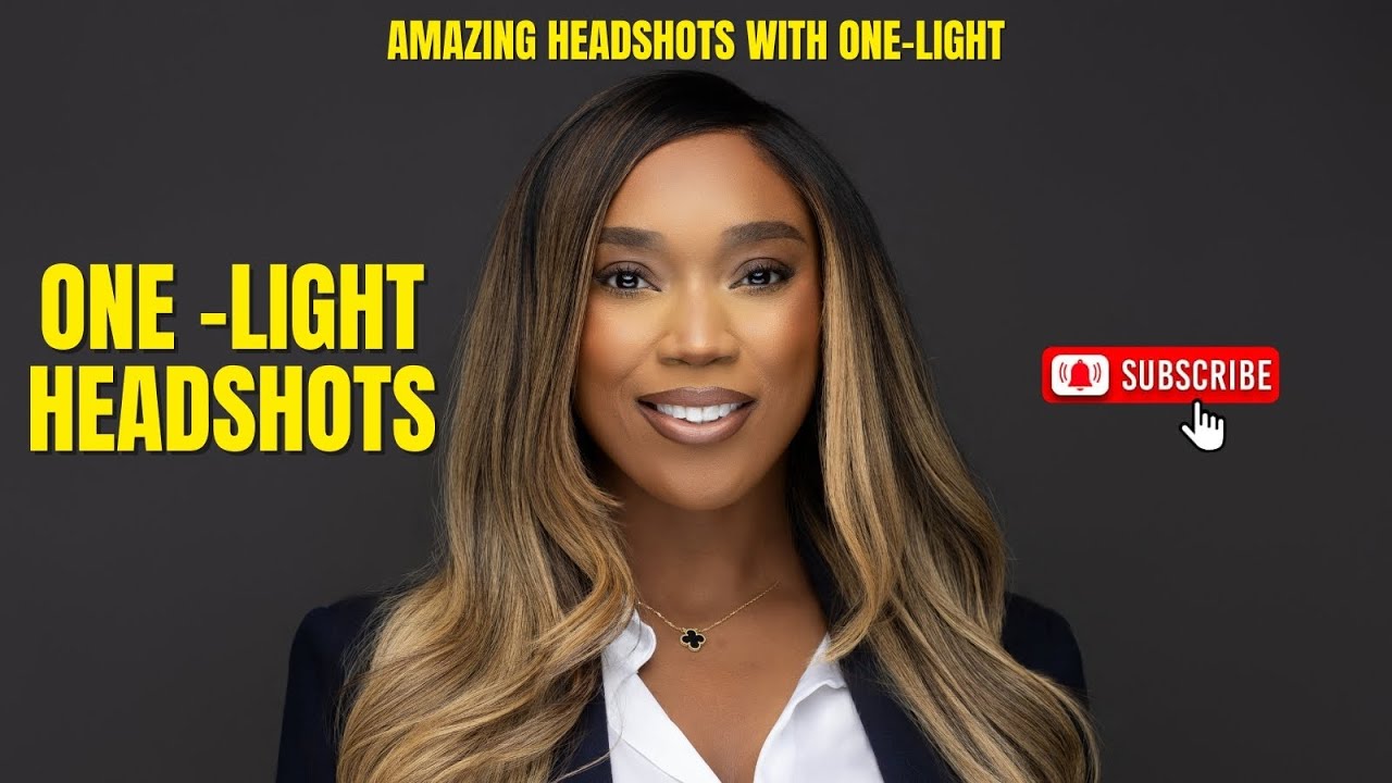 Photographing on-location headshots with one light using Godox Lighting