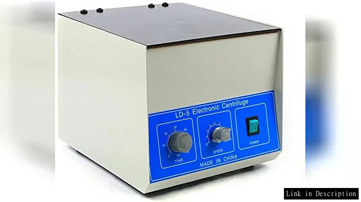 110V Electric Tabletop Lab Centrifuge Machine 8 * 50ml Laboratory LD-5 4000rpm Lower Speed Control,
